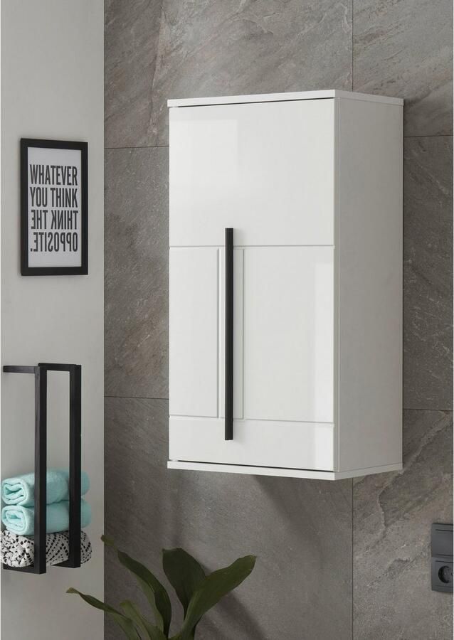 INOSIGN Hangend kastje Cantara badkamerkast in hoogglans wit hangkast in modern ontwerp