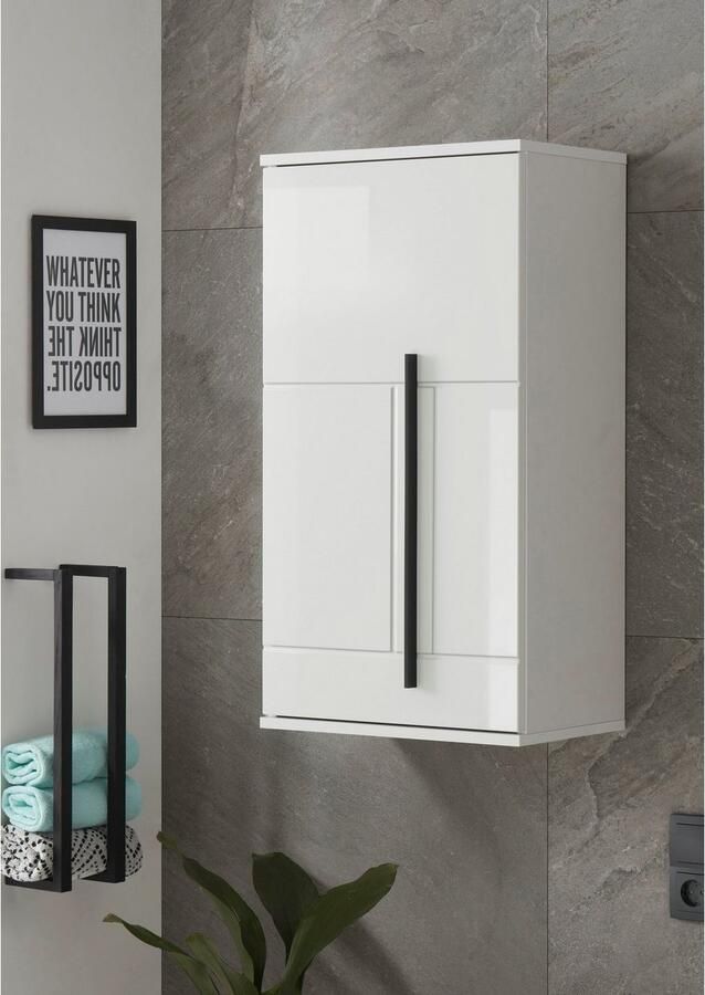 INOSIGN Hangend kastje Cantara badkamerkast in hoogglans wit hangkast in modern ontwerp