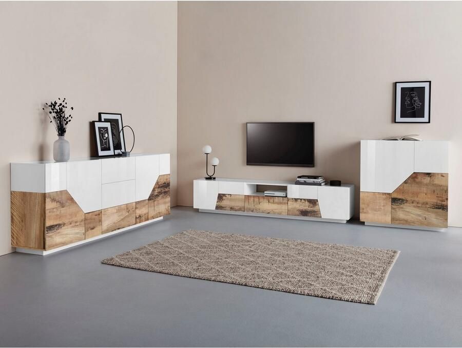 INOSIGN Tv-meubel ALIEN TV-meubel met 4 deuren 1 lade en 1 open vak