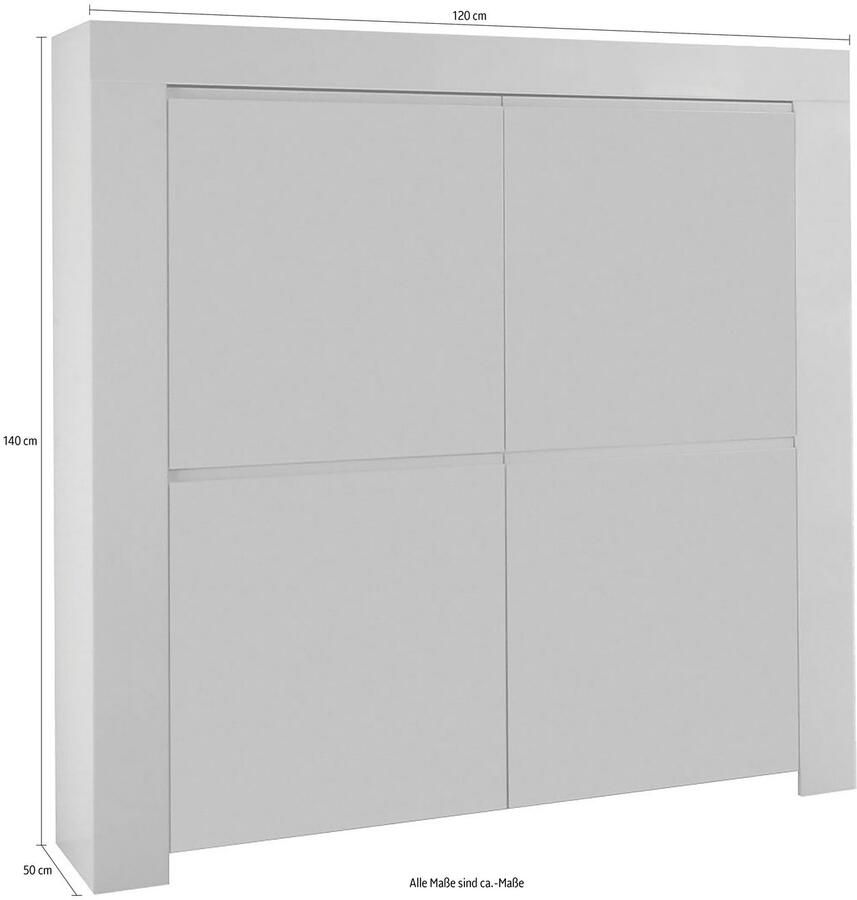 INOSIGN Highboard Amalfi Breedte 120 cm