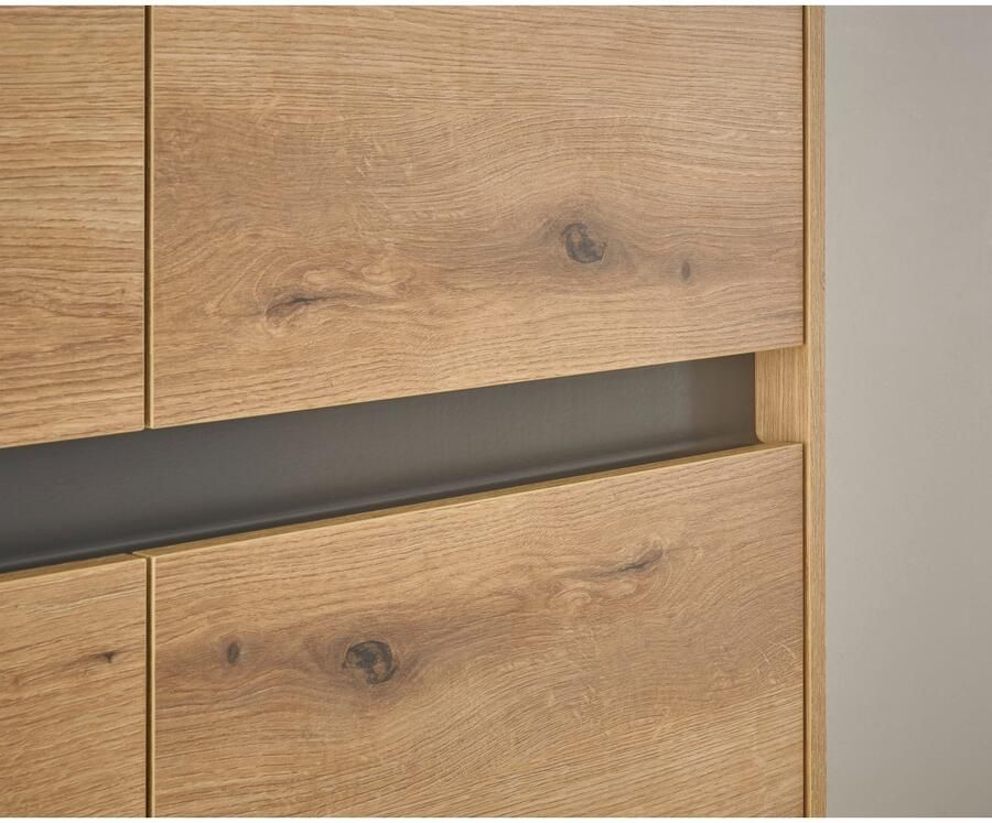 INOSIGN Highboard City Giron moderne kast commode opbergkast hoge kast tijdloos modern voldoende opbergruimte veelzijdig inzetbaar