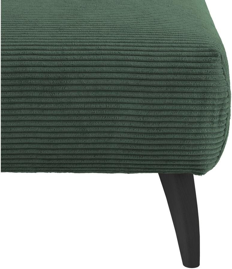 INOSIGN Hocker Colori Kleur houten poten naar keuze verschillende stoffen hoogwaardige stof