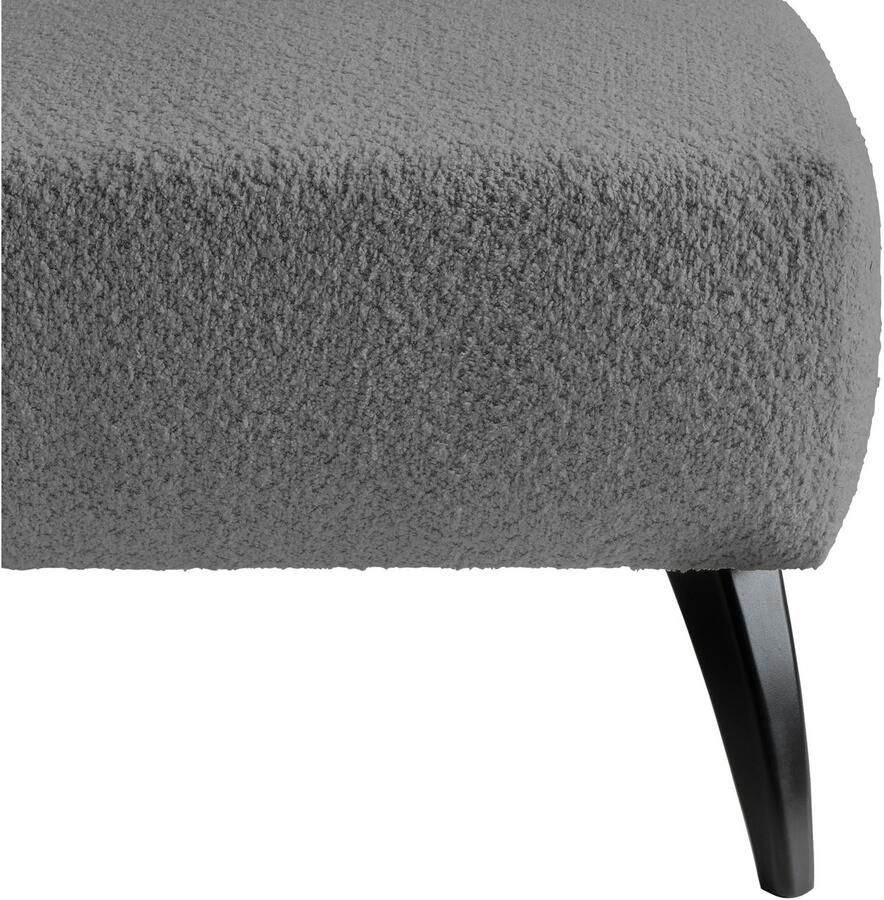 INOSIGN Hocker Colori Kleur houten poten naar keuze verschillende stoffen hoogwaardige stof