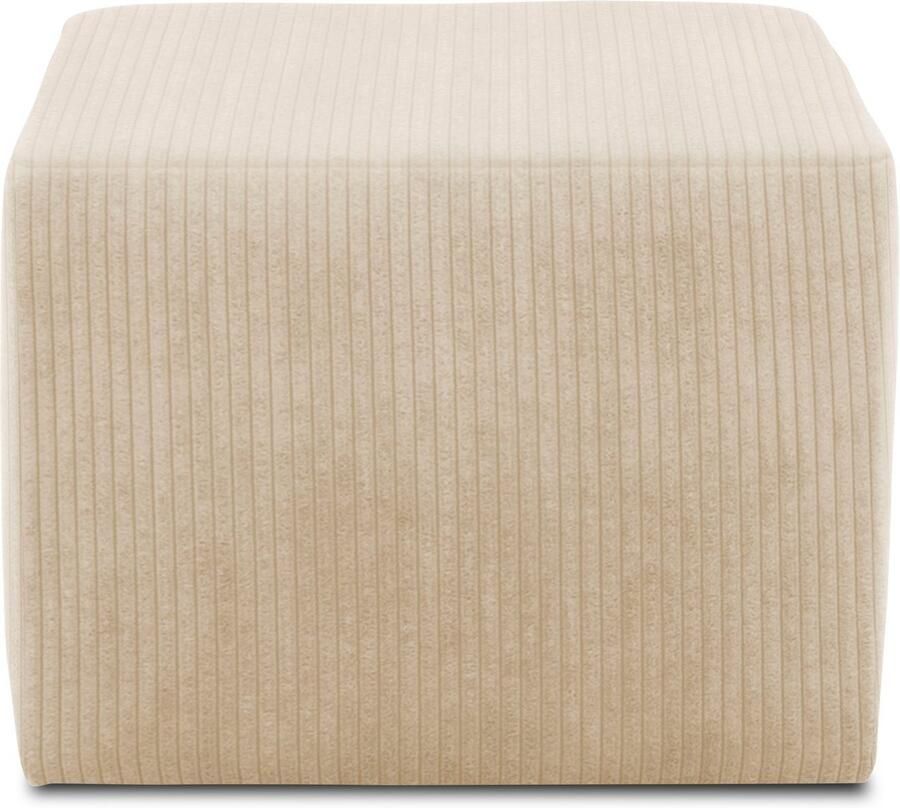 INOSIGN Hocker Jadelyn Corduroy bekleding passend bij de slaapbank