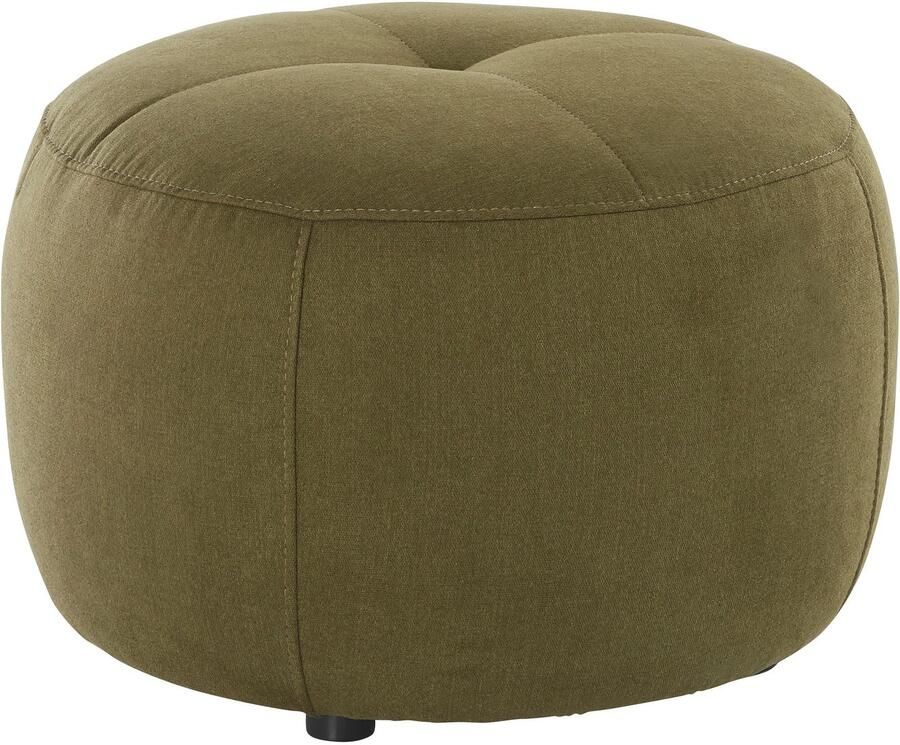 INOSIGN Hocker Lounis Ronde hocker in 2 afmetingen "soft clean" voor het gemakkelijk reinigen met water