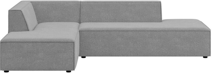 INOSIGN Hoekbank Cavan met ottomane links of rechts bestelbaar L-vorm met golfondersteuning afmetingen B D H: 270 180 72 cm