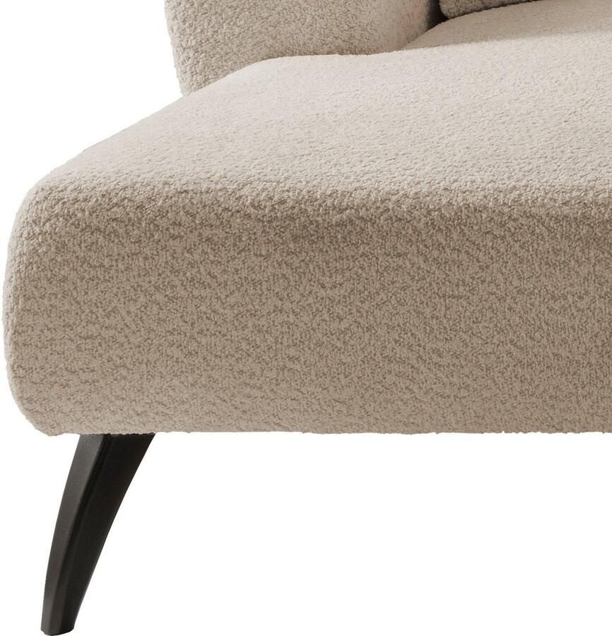 INOSIGN Hoekbank Colori gestoffeerde meubelen met tijdloos elegante rugleuning. L-vorm