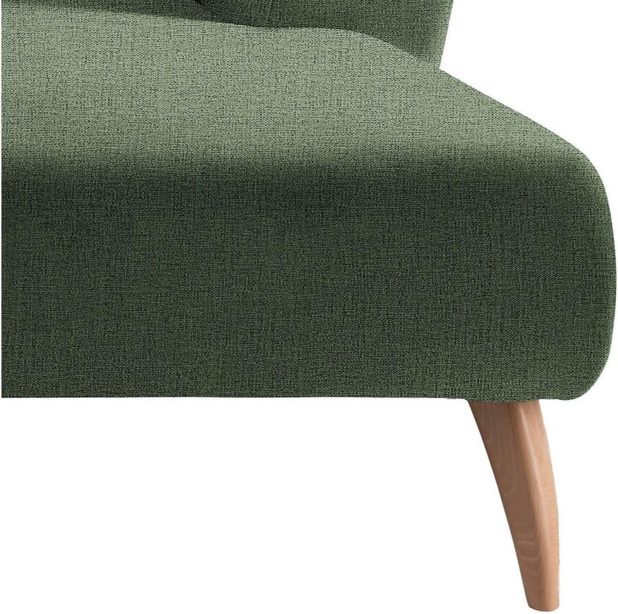 INOSIGN Hoekbank Colori gestoffeerde meubelen met tijdloos elegante rugleuning. L-vorm