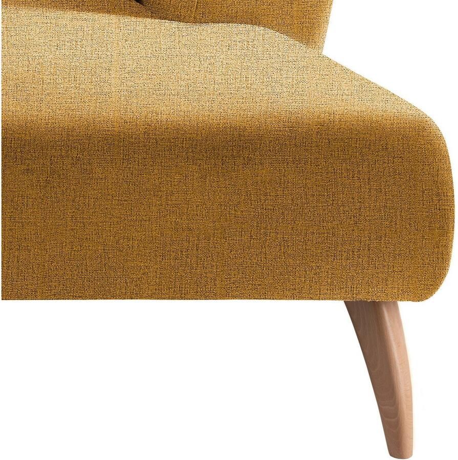 INOSIGN Hoekbank Colori gestoffeerde meubelen met tijdloos elegante rugleuning. L-vorm