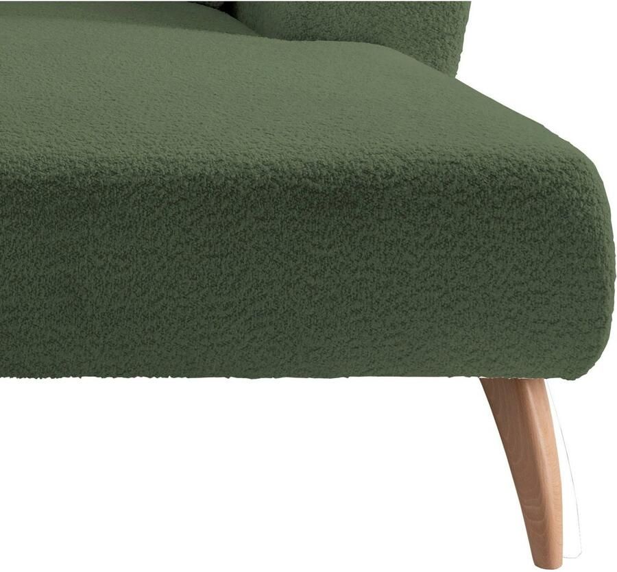 INOSIGN Hoekbank Colori gestoffeerde meubelen met tijdloos elegante rugleuning. L-vorm