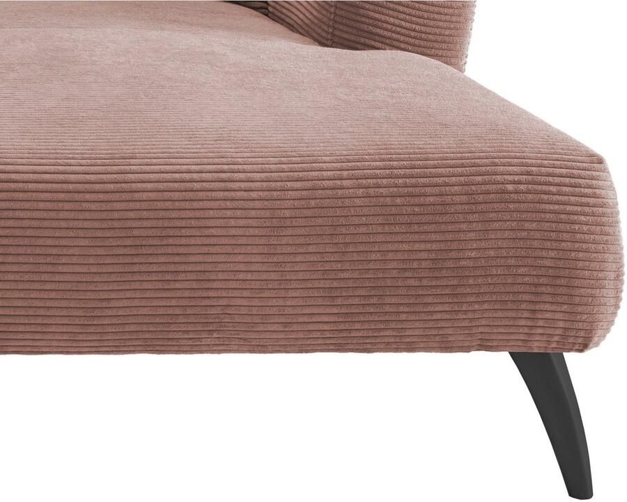 INOSIGN Hoekbank Colori gestoffeerde meubelen met tijdloos elegante rugleuning. L-vorm