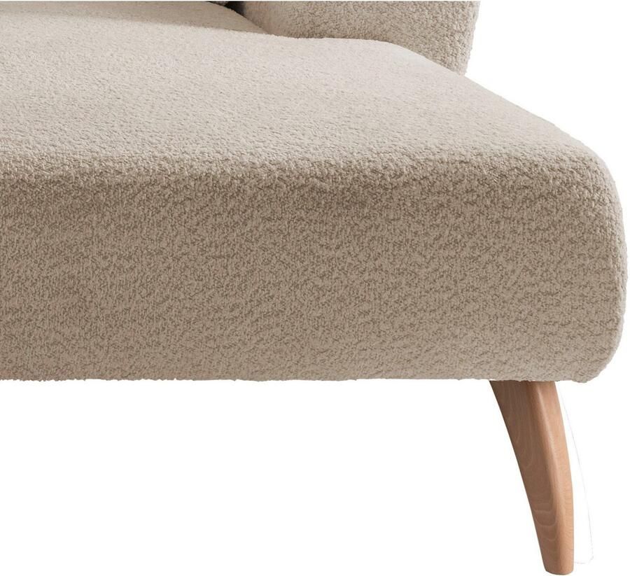 INOSIGN Hoekbank Colori gestoffeerde meubelen met tijdloos elegante rugleuning. L-vorm