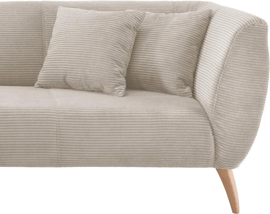 INOSIGN Hoekbank Colori gestoffeerde meubelen met tijdloos elegante rugleuning. L-vorm