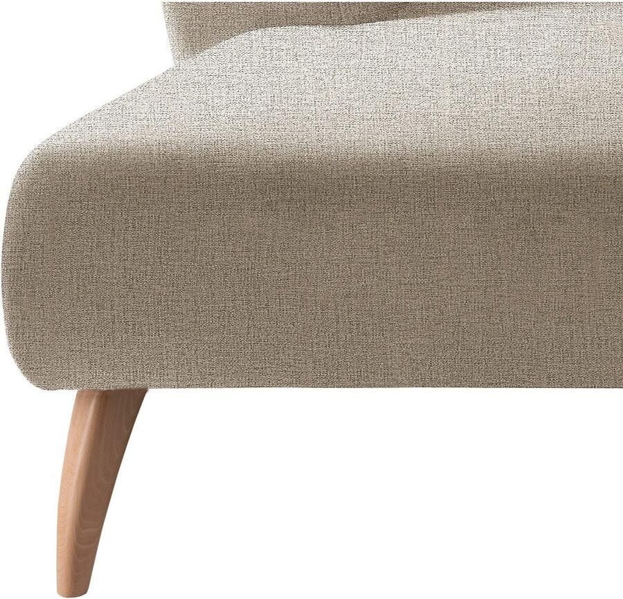 INOSIGN Hoekbank Colori gestoffeerde meubelen met tijdloos elegante rugleuning. L-vorm