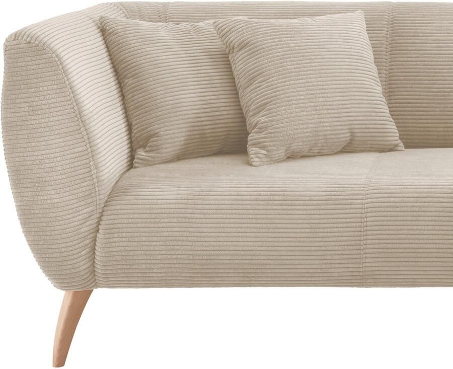 INOSIGN Hoekbank Colori gestoffeerde meubelen met tijdloos elegante rugleuning. L-vorm