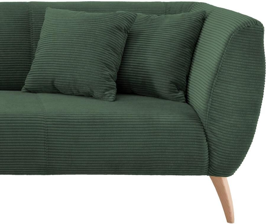 INOSIGN Hoekbank Colori gestoffeerde meubelen met tijdloos elegante rugleuning. L-vorm