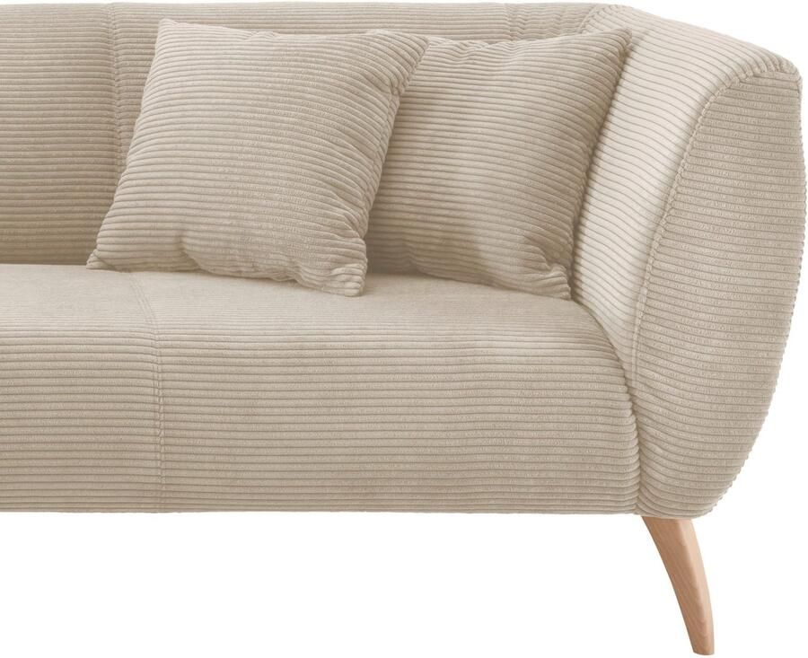 INOSIGN Hoekbank Colori gestoffeerde meubelen met tijdloos elegante rugleuning. L-vorm