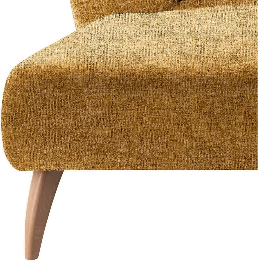 INOSIGN Hoekbank Colori gestoffeerde meubelen met tijdloos elegante rugleuning. L-vorm