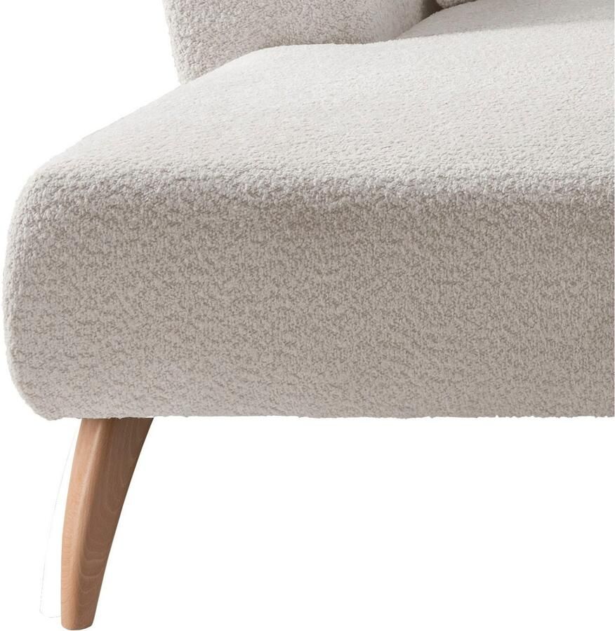 INOSIGN Hoekbank Colori gestoffeerde meubelen met tijdloos elegante rugleuning. L-vorm