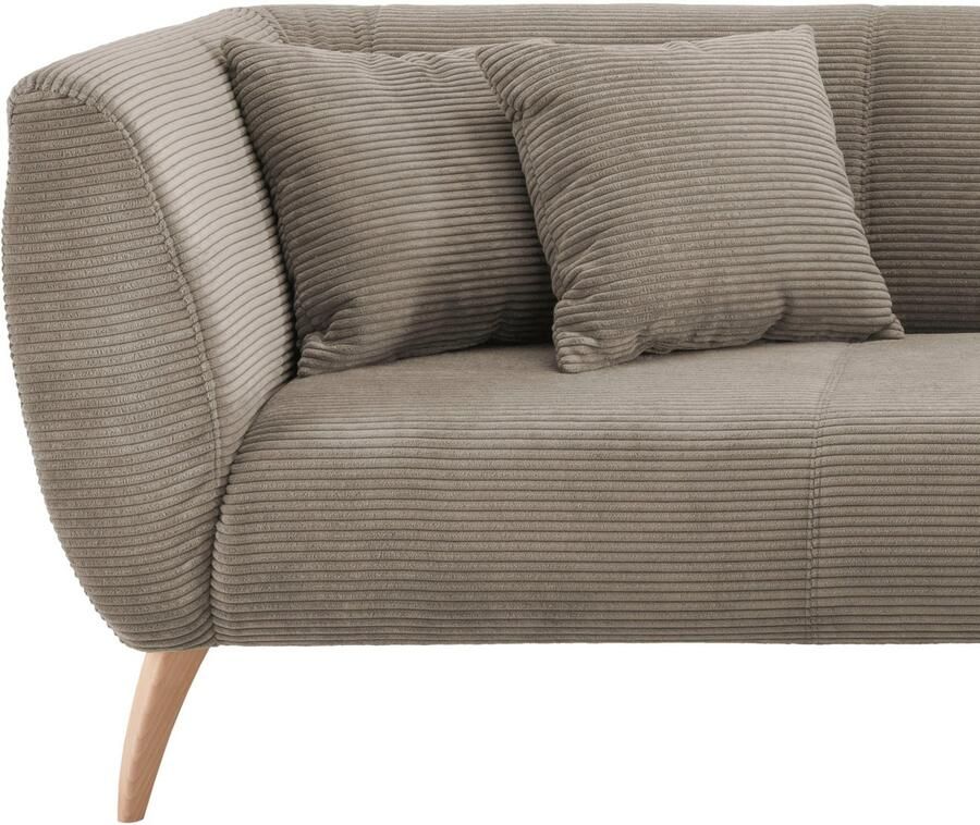 INOSIGN Hoekbank Colori gestoffeerde meubelen met tijdloos elegante rugleuning. L-vorm