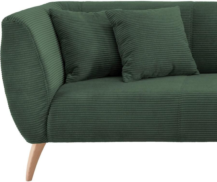 INOSIGN Hoekbank Colori gestoffeerde meubelen met tijdloos elegante rugleuning. L-vorm