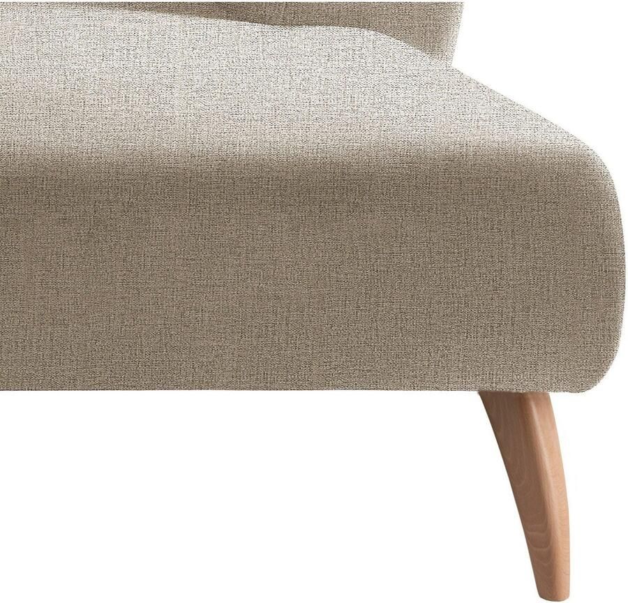 INOSIGN Hoekbank Colori gestoffeerde meubelen met tijdloos elegante rugleuning. L-vorm