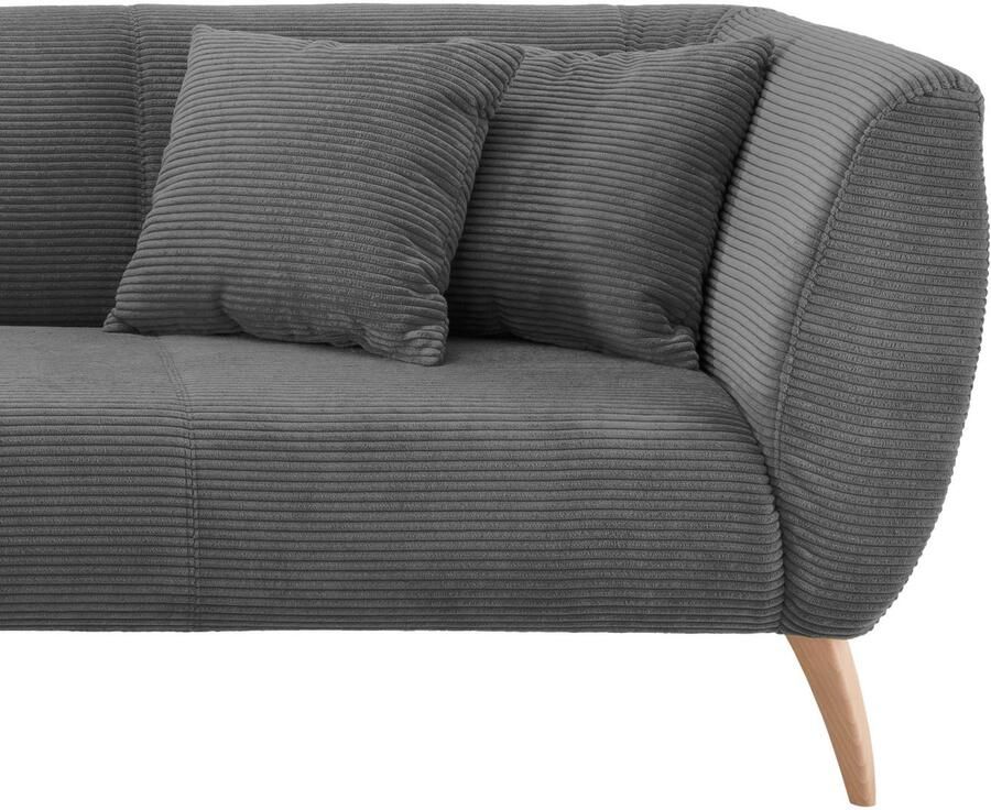 INOSIGN Hoekbank Colori gestoffeerde meubelen met tijdloos elegante rugleuning. L-vorm