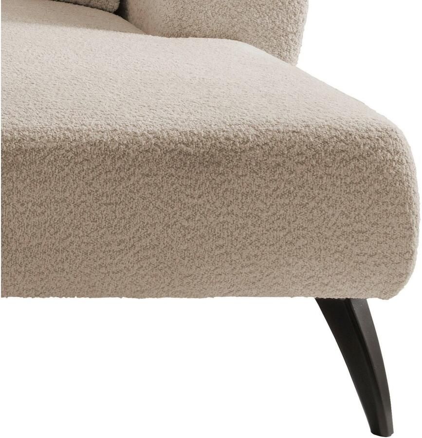 INOSIGN Hoekbank Colori gestoffeerde meubelen met tijdloos elegante rugleuning. L-vorm