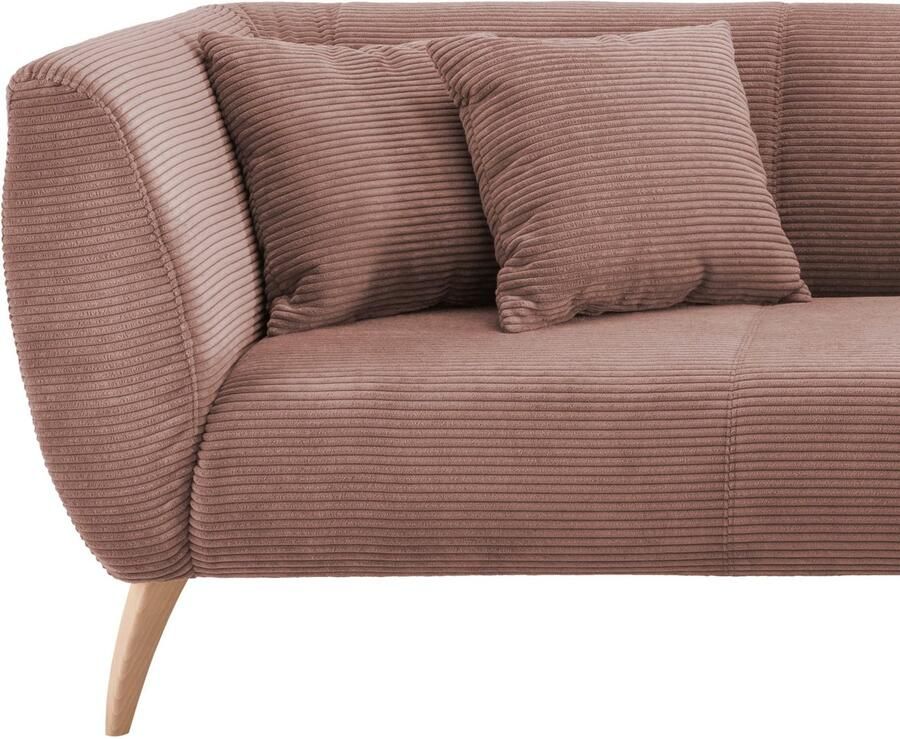 INOSIGN Hoekbank Colori gestoffeerde meubelen met tijdloos elegante rugleuning. L-vorm