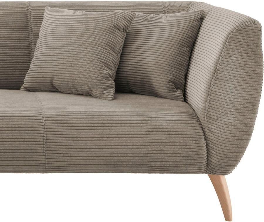 INOSIGN Hoekbank Colori gestoffeerde meubelen met tijdloos elegante rugleuning. L-vorm