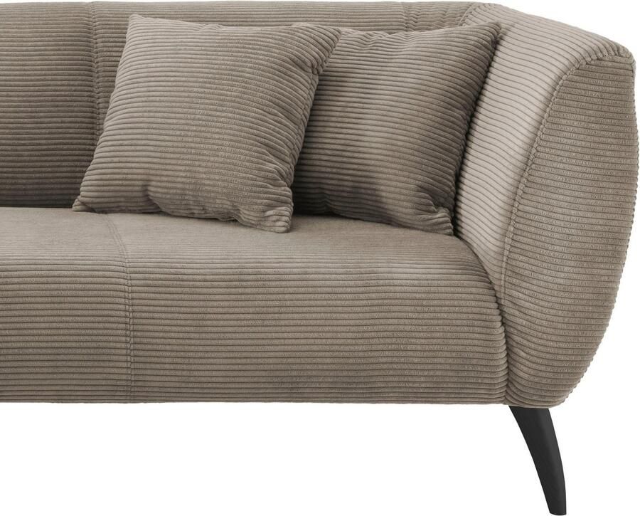 INOSIGN Hoekbank Colori gestoffeerde meubelen met tijdloos elegante rugleuning. L-vorm