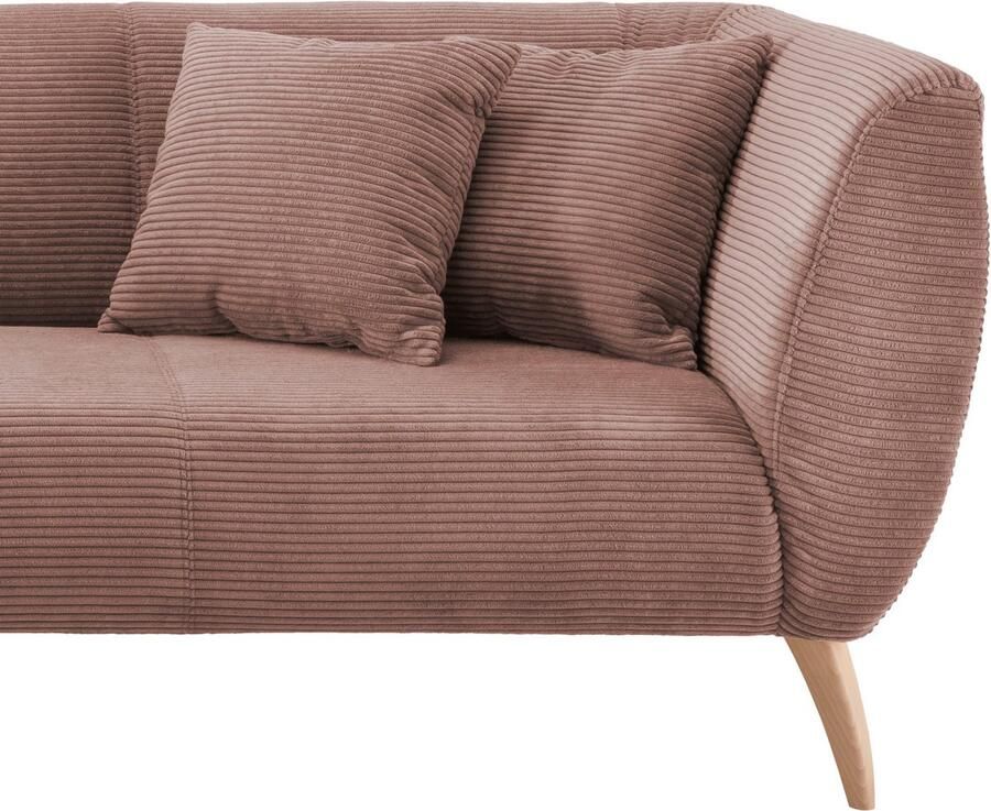 INOSIGN Hoekbank Colori gestoffeerde meubelen met tijdloos elegante rugleuning. L-vorm