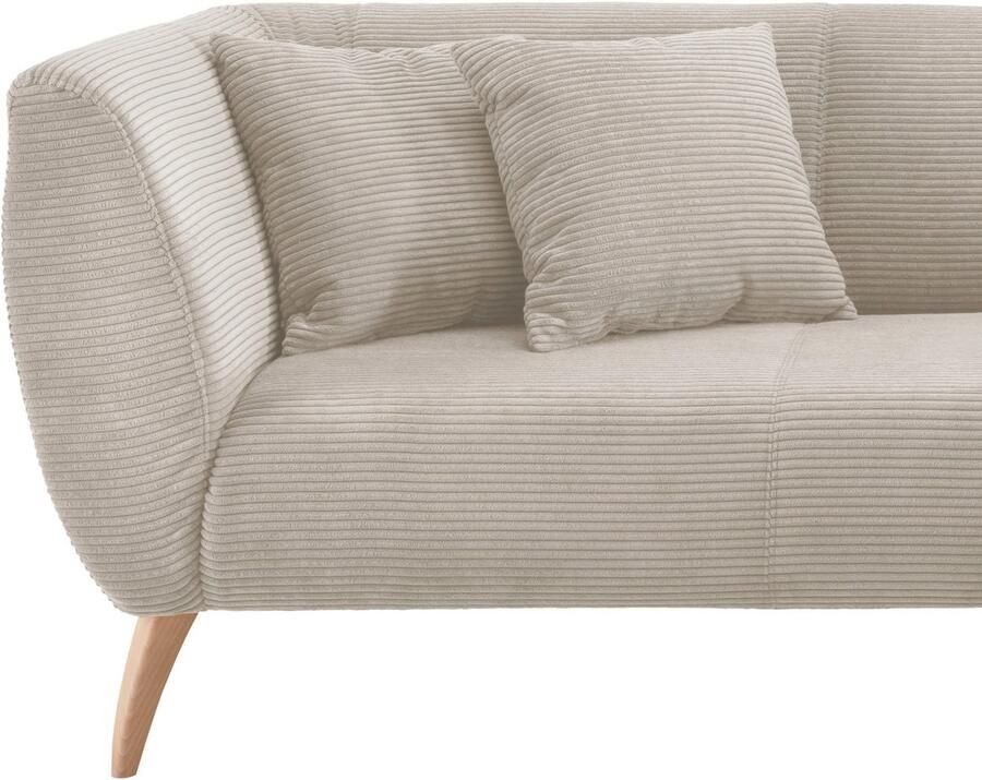 INOSIGN Hoekbank Colori gestoffeerde meubelen met tijdloos elegante rugleuning. L-vorm