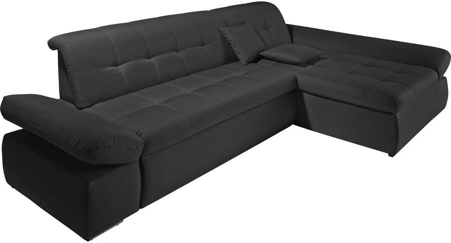 INOSIGN Hoekbank ESRA tijdloos en elegant. Breedte 300cm L-vorm