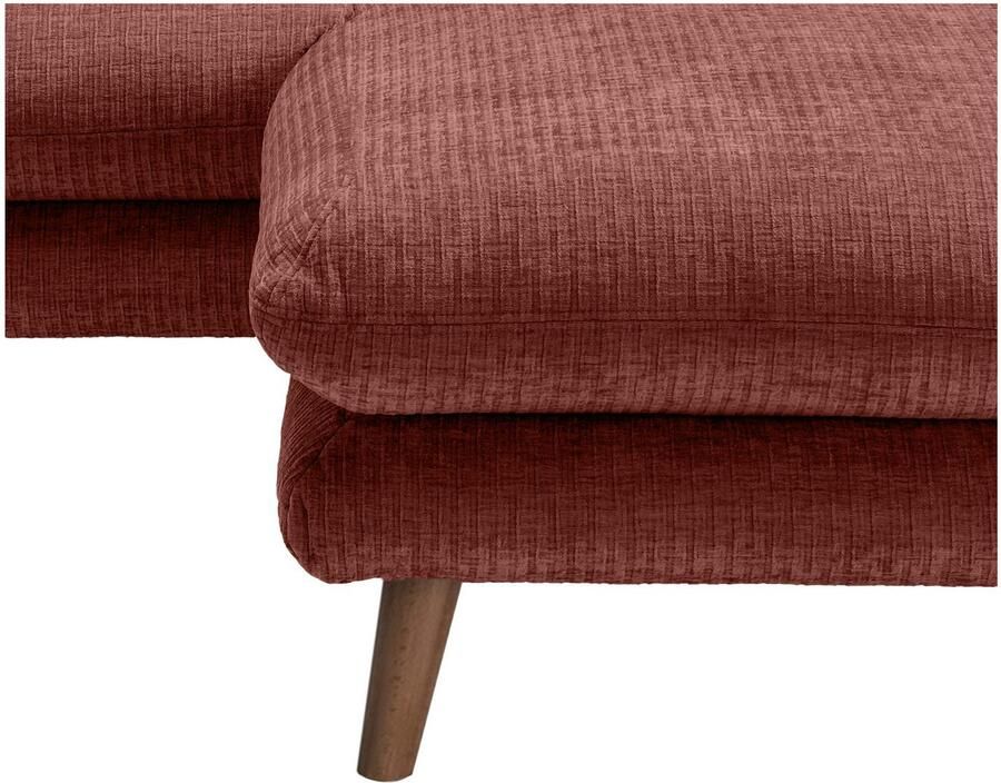 INOSIGN Hoekbank Lazio modern en comfortabel smalle armleuningen geweldige detailafwerking