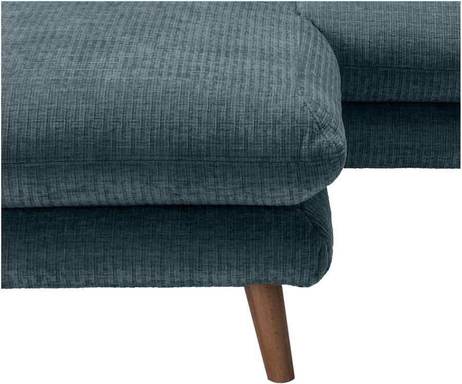 INOSIGN Hoekbank Lazio modern en comfortabel smalle armleuningen geweldige detailafwerking