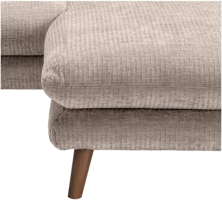 INOSIGN Hoekbank Lazio modern en comfortabel smalle armleuningen geweldige detailafwerking