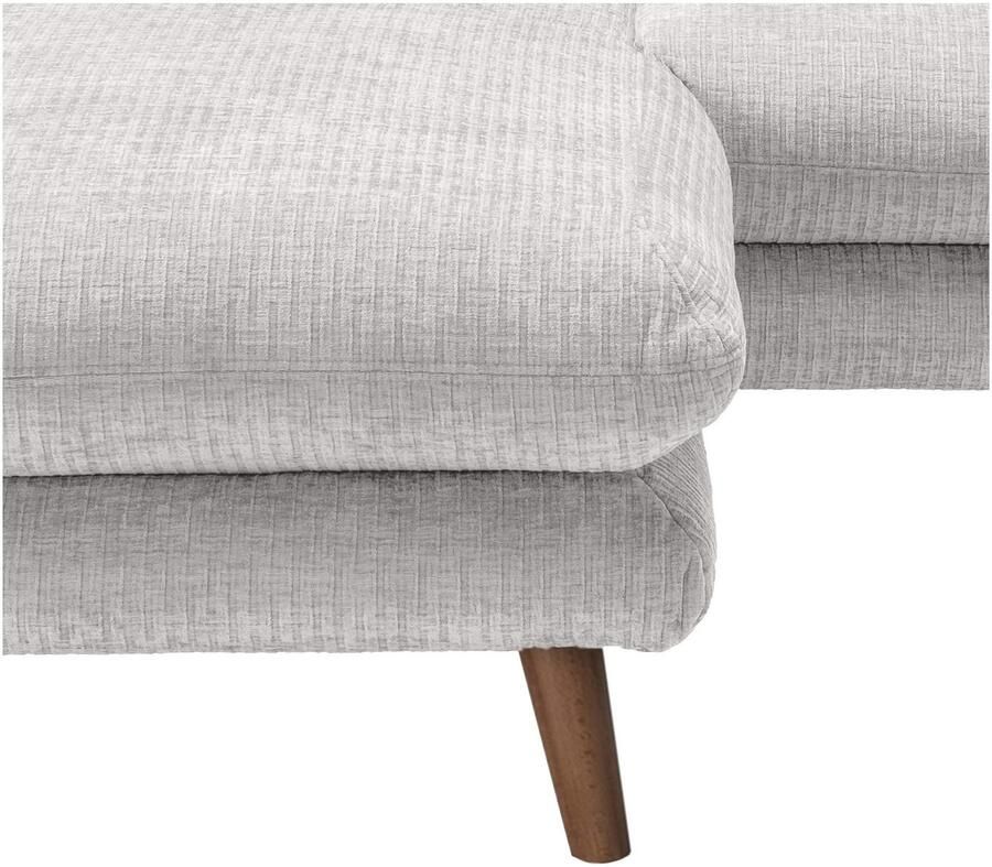 INOSIGN Hoekbank Lazio modern en comfortabel smalle armleuningen geweldige detailafwerking