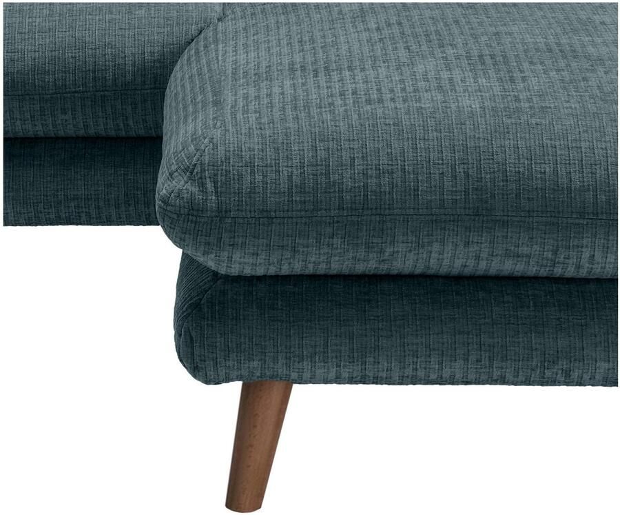 INOSIGN Hoekbank Lazio modern en comfortabel smalle armleuningen geweldige detailafwerking