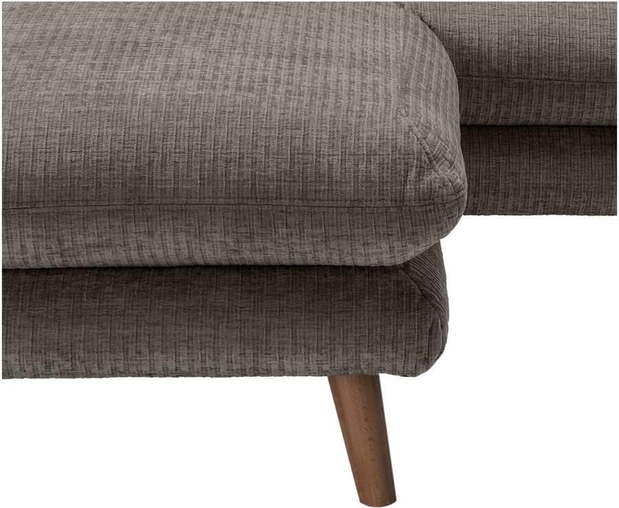 INOSIGN Hoekbank Lazio modern en comfortabel smalle armleuningen geweldige detailafwerking