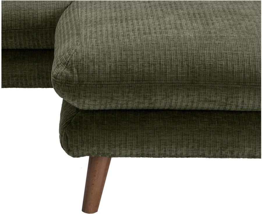 INOSIGN Hoekbank Lazio modern en comfortabel smalle armleuningen geweldige detailafwerking