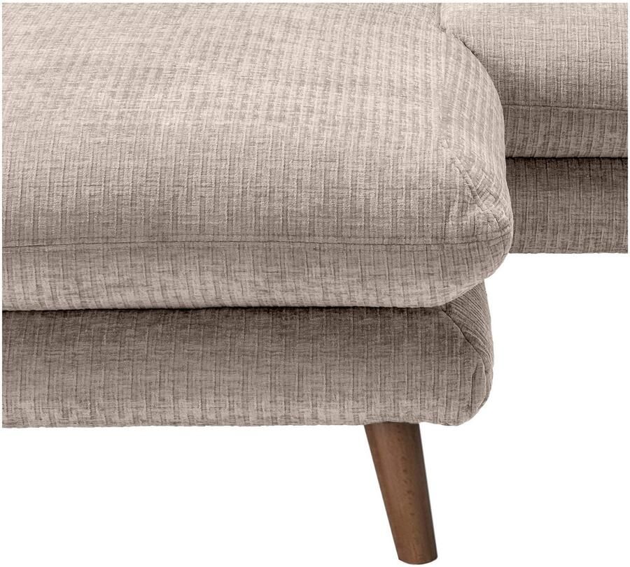 INOSIGN Hoekbank Lazio modern en comfortabel smalle armleuningen geweldige detailafwerking