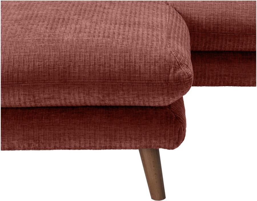 INOSIGN Hoekbank Lazio modern en comfortabel smalle armleuningen geweldige detailafwerking