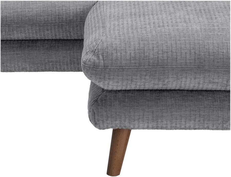 INOSIGN Hoekbank Lazio modern en comfortabel smalle armleuningen geweldige detailafwerking