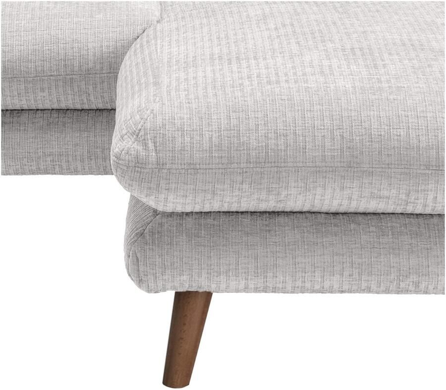 INOSIGN Hoekbank Lazio modern en comfortabel smalle armleuningen geweldige detailafwerking