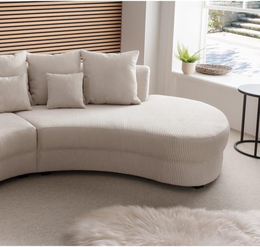 INOSIGN Hoekbank Limoncello organische vormentaal OTTO's Choice L-vorm