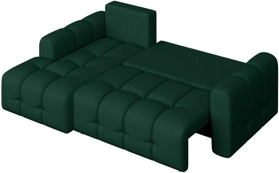 INOSIGN Hoekbank Manilla optioneel met bedfunctie B D H 265 170 91 cm L-vorm met recamiere rechts links bestelbaar golfondersteuning