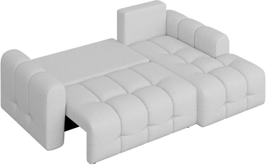 INOSIGN Hoekbank Manilla optioneel met bedfunctie B D H 265 170 91 cm L-vorm met recamiere rechts links bestelbaar golfondersteuning