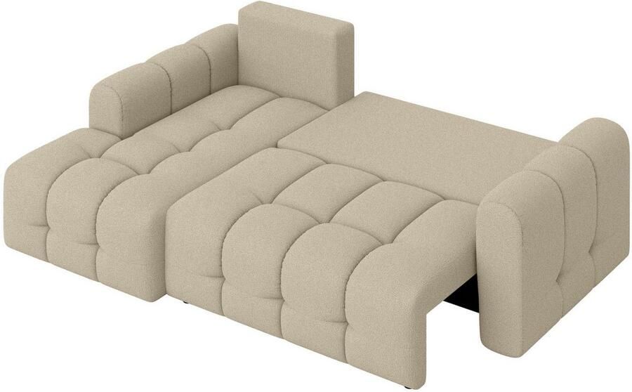 INOSIGN Hoekbank Manilla optioneel met bedfunctie B D H 265 170 91 cm L-vorm met recamiere rechts links bestelbaar golfondersteuning