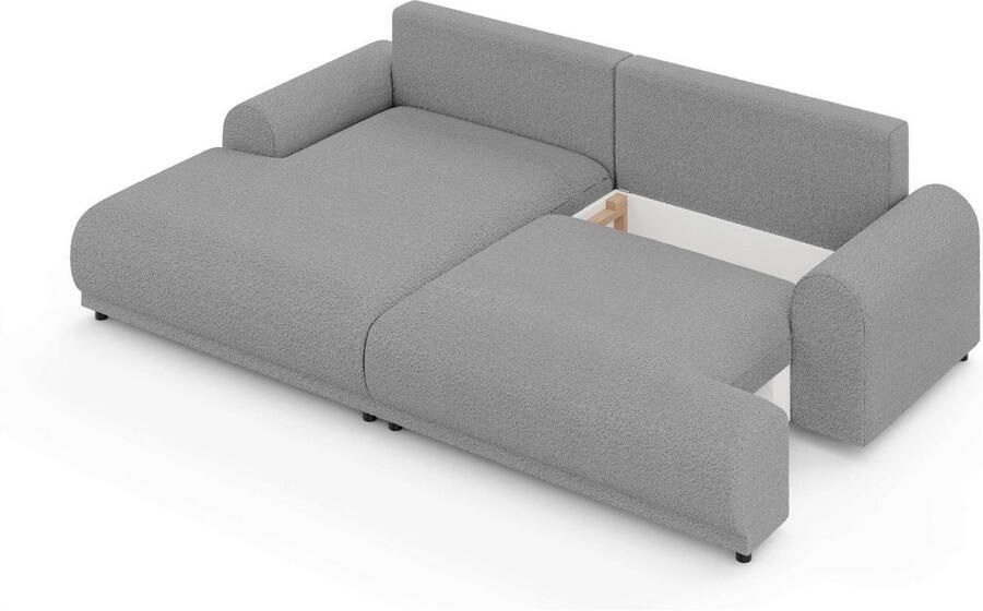 INOSIGN Hoekbank Marsby met bedfunctie en bedlade afmetingen: B H D 242 65 145 cm